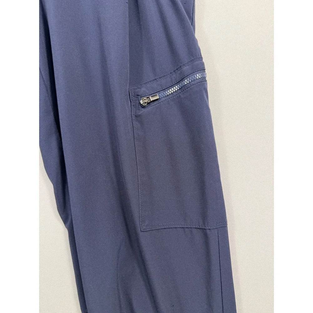 Athleta Venture Cargo Joggers Navy Blue Lightweight Hiking Pants Size 2